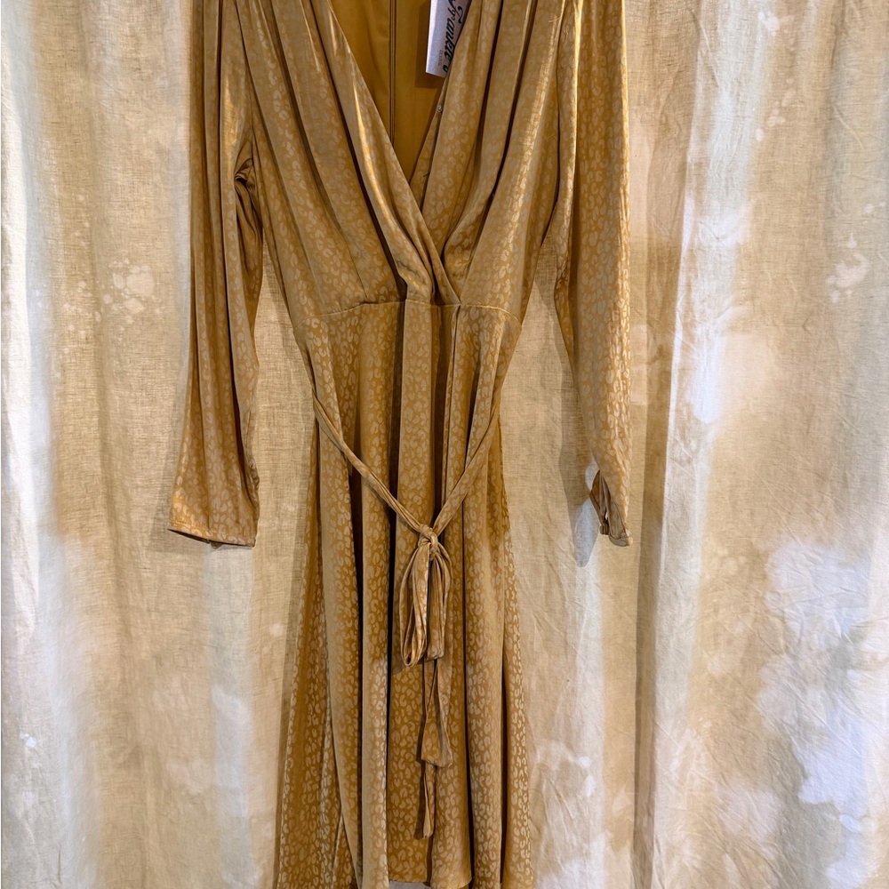 Ann Taylor Mustard Yellow Dress